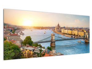 Obraz Budapešť - výhled na řeku