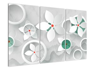 Abstraktní obraz květů