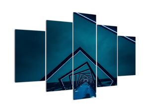 Obraz - cesta přes moderní most