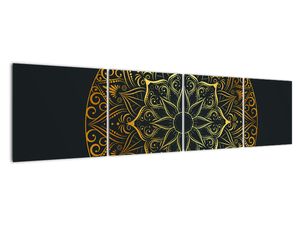 Obraz - zlatá mandala
