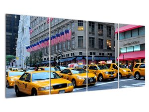 Moderní obraz - žluté taxi