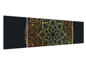 Obraz - zlatá mandala