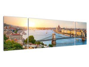 Obraz Budapešť - výhled na řeku